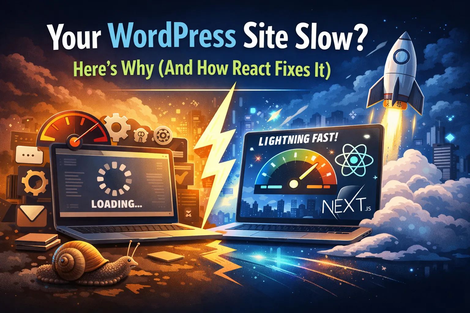 Your WordPress Site Slow? Here's Why (And How React Fixes It)